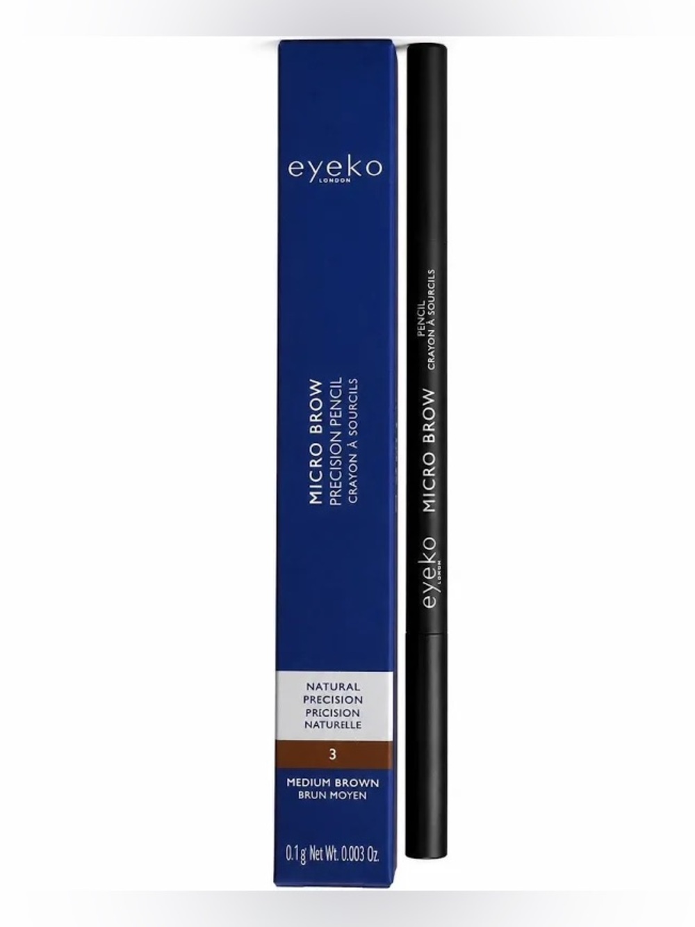 Eyeko Micro Brow Precision Pencil- Medium Brown